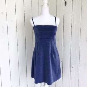 NWOT - Wild Fable - Blue Glitter Mini Dress
